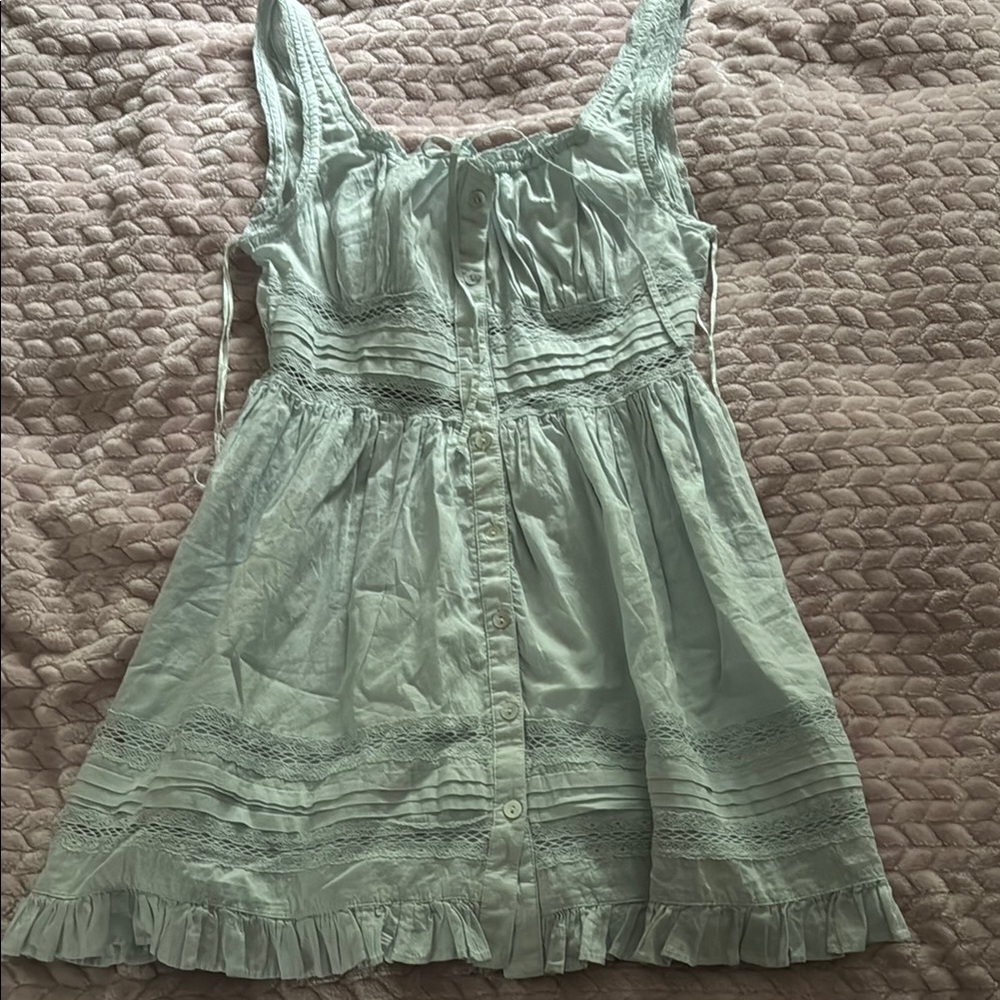 urban outfitters light blue mini dress